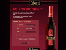Tablet Screenshot of doyoudubonnet.com